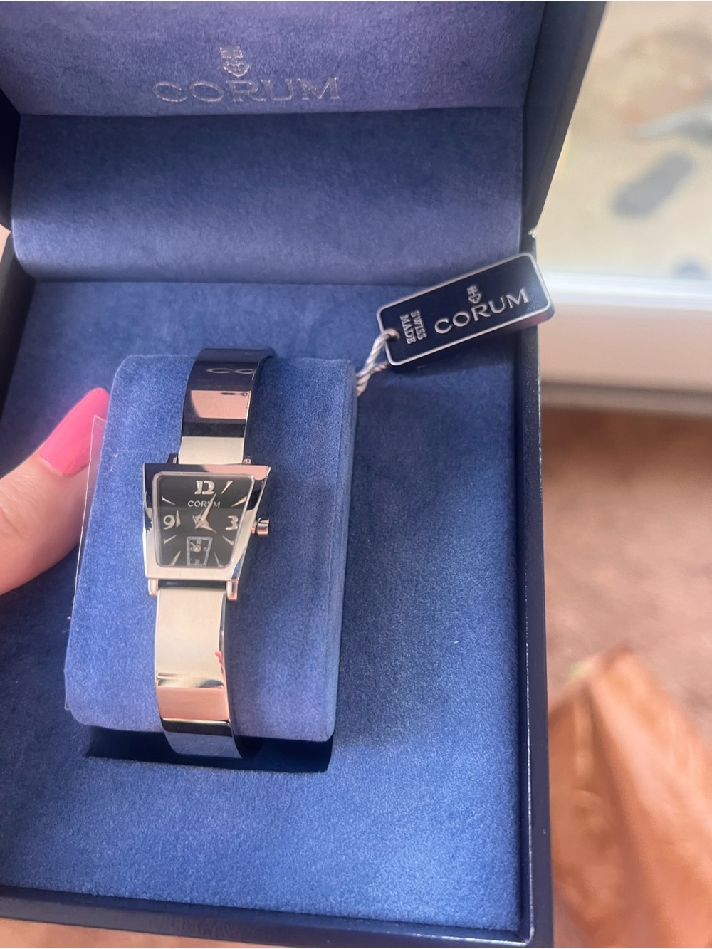 NEW CORUM Trapeze Stainless Steel Women's Watch